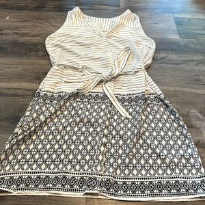 Black and white dress